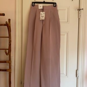 Zara mauve colored long pants / trousers XS